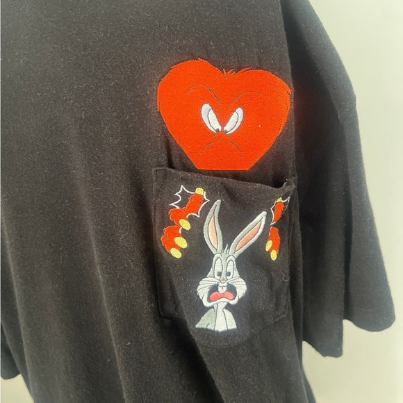 vintage Warner Brothers Rare size medium crew neck - Picture 4 of 4